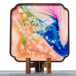 Столик Ганьпао "Для сухого заваривания", лаковая роспись (71087)-