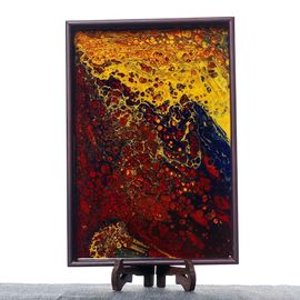 Столик Ганьпао "Для сухого заваривания", лаковая роспись (71067)-