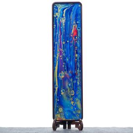 Столик Ганьпао "Для сухого заваривания", лаковая роспись (71041)-