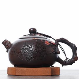 Чайник 255мл "Гунчунь - цветущая слива", цзяньшуйская керамика (790380)-