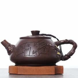 Чайник 215мл "Гунчунь - цветущая слива", цзяньшуйская керамика (790383)-