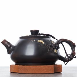 Чайник 225мл "Гунчунь - цветущая слива", цзяньшуйская керамика (790392)-