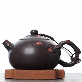 Чайник 185мл "Гунчунь - цветущая слива", цзяньшуйская керамика (790402)-