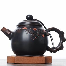 Чайник 270мл "Гунчунь - цветущая слива", цзяньшуйская керамика (790403)-
