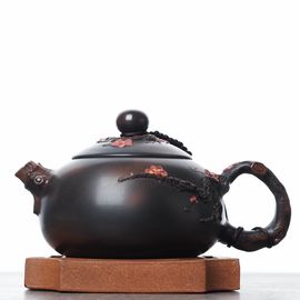 Чайник 190мл "Гунчунь - цветущая слива", цзяньшуйская керамика (790405)-