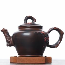 Чайник 265мл "Гунчунь - цветущая слива", цзяньшуйская керамика (790415)-