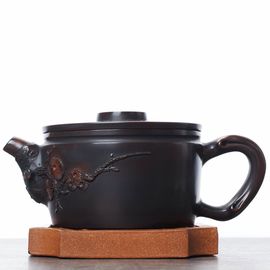 Чайник 185мл "Цветы", цзяньшуйская керамика (790417)-