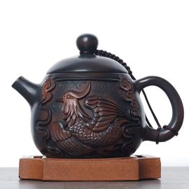 Чайник 185мл "Феникс", цзяньшуйская керамика (790424)-