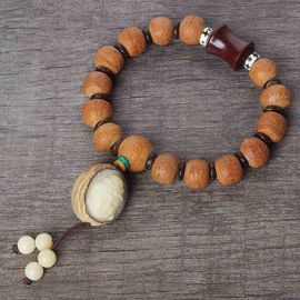 Браслет на запястье 10-15мм, "Глаз феникса", семена Бодхи (99216)-