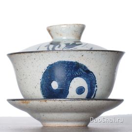 Гайвань 150мл «Инь и Янь», керамика, роспись (50074)-