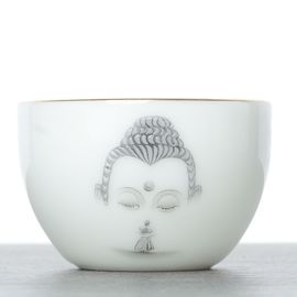 Пиала 55мл "Будда Шакьямуни", фарфор Байцы (53452)-