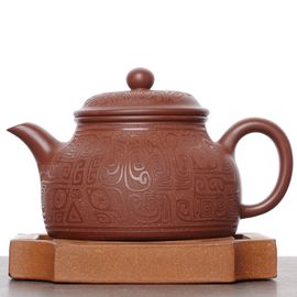 Чайник 120мл "Узор", исинская глина (79413)-