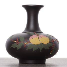 Вазочка "Персики", 7см, исинская глина (94088)-