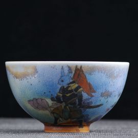 Пиала 130мл "Китайский зодиак", фарфор из Цзиндечжень (401447)-