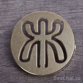 Штамп для укладки благовоний "Элемент Фэншуй: дерево" 6см (111037)-