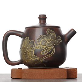 Чайник 165мл “Лотос", циньчжоуская керамика (78420)-