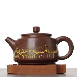 Чайник 145мл “Цветок лотоса", циньчжоуская керамика (78410)-