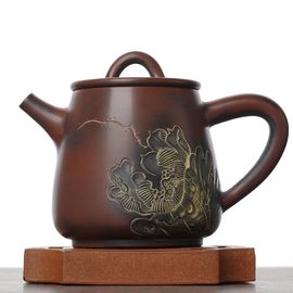 Чайник 195мл “Лотос", циньчжоуская керамика (78421)-