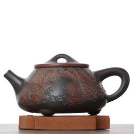Чайник 240мл “Дракон и Феникс", циньчжоуская керамика (78411)-