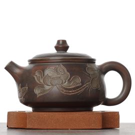 Чайник 125мл “Лотосы", циньчжоуская керамика (78419)-