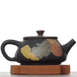 Чайник 155мл "Ханьские эстампы", цзяньшуйская керамика (790526)-