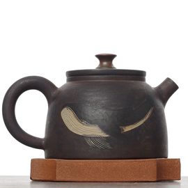 Чайник 160мл "Кит", цзяньшуйская керамика (790593)-
