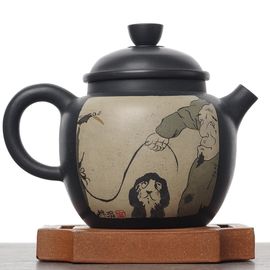 Чайник 240мл "Монах", цзяньшуйская керамика (790625)-
