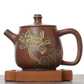 Чайник 180мл “Лотос", циньчжоуская керамика (78444)-