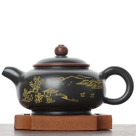 Чайник 210мл “Пейзаж", циньчжоуская керамика (78450)-