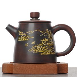 Чайник 130мл “Пейзаж", циньчжоуская керамика (78451)-