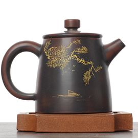 Чайник 145мл “Рыбацкая джонка", циньчжоуская керамика (78452)-
