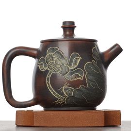 Чайник 170мл “Лотос", циньчжоуская керамика (78440)-