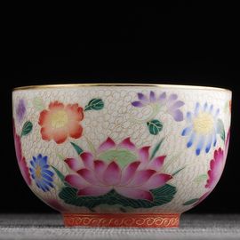 Пиала 130мл "Цветы", техника филигранный фаланцай (401519)-