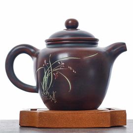 Чайник 170мл "Цветы", циньчжоуская керамика (78370)-