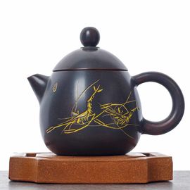 Чайник 105мл "Речные креветки", циньчжоуская керамика (78052)-