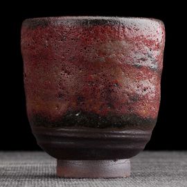 Пиала 50-60мл, керамика из Цзиндечжень, техника Чунчжу Чжие (401824)-