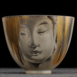 Пиала 100мл "Будда Шакьямуни", керамика из Цзиндечжень (401911)-