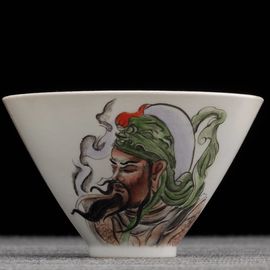 Пиала 85мл "Гуаньюй", керамика из Цзиндечжень (401922)-