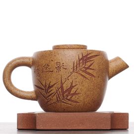 Чайник 140мл "Бамбук", исинская глина, Чжу Хун (79532)-