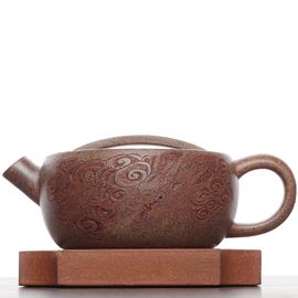 Чайник 150мл "Дракон", исинская глина, Чжу Хун (79530)-