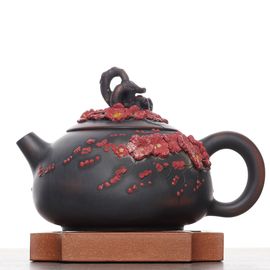 Чайник 245мл "Мэйхуа", цзяньшуйская керамика (790686)-