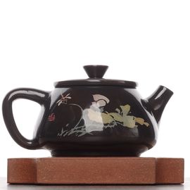 Чайник 105мл "Цветок лотоса", цзяньшуйская керамика (790693)-