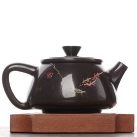 Чайник 115мл "Рыбки", цзяньшуйская керамика (790707)-