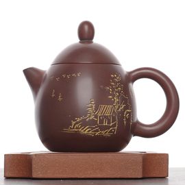 Чайник 115мл "Пейзаж", циньчжоуская керамика (78468)-