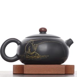 Чайник 180мл "Рыбак", циньчжоуская керамика (78481)-