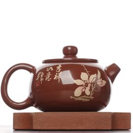 Чайник 120мл "Цветы лотоса", цзяньшуйская керамика (790694)-