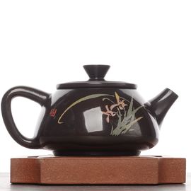 Чайник 100мл "Орхидея", цзяньшуйская керамика (790689)-