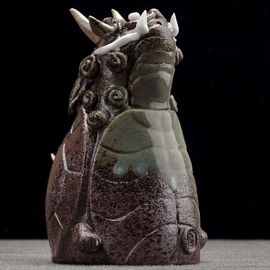 Фигурка “Драконочерепаха”, керамика, ручная работа (61376)-