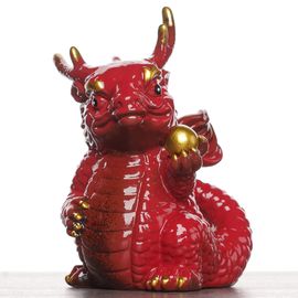 Фигурка "Дракон с жемчужиной", керамика (61371)-