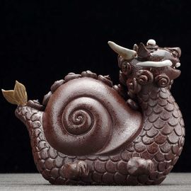 Фигурка “Драконоулитка”, керамика, ручная работа (61374)-